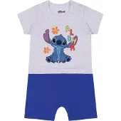 Disney STITCH - Babyromper, grijsblauw, katoen / 80
