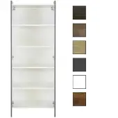 Sanicare kolomkast 67x160x32cm grey-wood