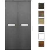 Sanicare kolomkast met inliggende greep 67x160x32cm antraciet