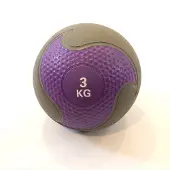 Muscle Power Rubber Medicijnbal - 3 kg