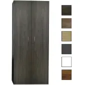 Sanicare kolomkast met reling greep 67x160x32cm grey-wood
