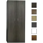 Sanicare kolomkast met reling greep 67x160x32cm schots-eiken