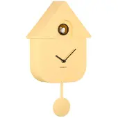 Karlsson Klok Modern Cuckoo ABS Soft Yellow