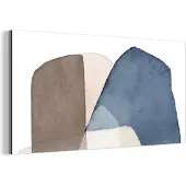 MuchoWow Wanddecoratie Metaal - Aluminium Schilderij Industrieel - Abstract - Kunst - Waterverf - Design - 40x20 cm - Dibond - Foto op aluminium - Industriële muurdecoratie - Voor de woonkamer/slaapkamer