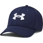 Under Armour M Blitzing Low STR-BLU Heren Pet - Midnight Navy - Wit