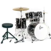 Gretsch drums Gretsch Energy 20 5pc Drum Kit w/Hardware & Cymbals Black