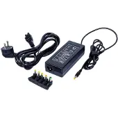 Classic Universele voedingsadapter 15V / 6A / 90W met 5 verwisselbare pluggen / zwart