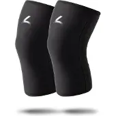 Reeva Powerlifting Knee Sleeves - Zwart - XL