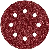 Wolfcraft 2250000 5 Disques Abrasifs Auto-agrippants Ø 125 Mm, Perforés, Corindon Grains 60