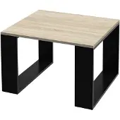ML-Design Salontafel Tammy | hout zwart 65x65x40 cm salontafels | NADUVI