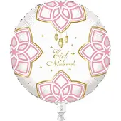 Zin El Afrah Eid Mubarak - Folieballon roze 60 cm