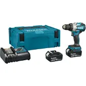 Makita DHP489RTJ Accu-klopboor/schroefmachine 2 snelheden 620 W Brushless, Incl. 2 accus, Incl. lader