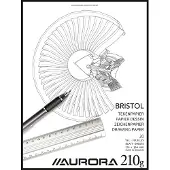 Aurora Tekenblok Bristol 27x36 cm 20 vel 210 grams, 10 stuks