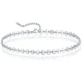 LGT JWLS Pailetten Enkelband Solo - Zilver