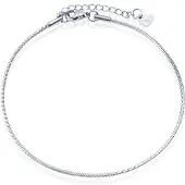 LGT JWLS Enkelband Serpentine Zilver - 1mm