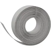 vidaXL Graskeien, grijs, 10 meter, 15 cm, polyethyleen