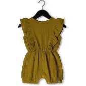 Alwero Dames Jumpsuits Overall Ruffles - Olijf - Maat 104/110
