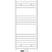 LuxeBath Badkamerradiator Sahara 600 x 1200 mm Wit gebogen + middenaansluiting