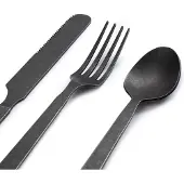 Barebones Flatware/Bestekset. 6 Delig Bestek Matte Black 6 St.