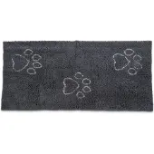 Dirty Dog Droogmatloper Hond - Dierenmat - Zwart - 152 x 76 cm