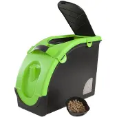 Maelson Dry Box Deluxe Voedselcontainer - Zwart/Groen
