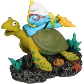 Diverse Smurf With Turtle Figuur