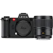 Leica Appareil photo hybride SL2 + Summicron SL 35mm f/2 ASPH noir