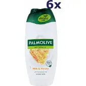 Palmolive Naturals - Douchegel - Honing - Melk - 6x 250ml - Voordeelverpakking