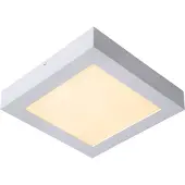 Lucide BRICE-LED - Plafonnière (Plafondlamp) Badkamer - LED Dimbaar - 1x22W 3000K - IP44 - Wit