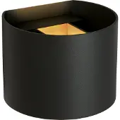 Lucide AXI - Wandspot / Wandlamp Badkamer - LED - 2x3,5W 2700K - IP54 - Verstelbare stralingshoek - Zwart