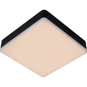 Lucide CERES-LED - Plafonnière (Plafondlamp) Badkamer - LED Dimbaar - 1x30W 3000K - IP44 - Zwart