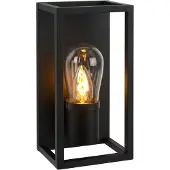 Lucide CARLYN - Wandlamp Badkamer - 1xE14 - IP54 - Zwart