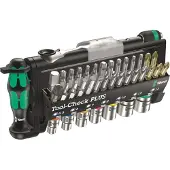 Wera Bit-/dopsleutelset | 39-delig | sleuf/PH/PZD/T/ratel/7 doppen | 1 stuk - 05056490001