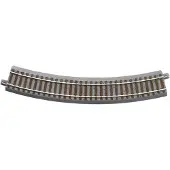 Roco H0 GeoLine (met ballastbed) 61123 Gebogen rails 6 stuk(s)