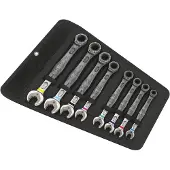 Wera 05020012001 Joker Steek-ringratelsleutelset 8-delig Sleutelbreedte (inch) 1/2 - 11/16