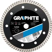 Graphite 57H623 Diamant Slijpschijf Turbo Super dun, steen, beton, marmer 230 mm
