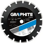 Graphite 57H614 Diamantschijf 350x25,4x10,0x3,2, Segment