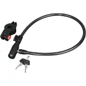 Hama Fiets-kabelslot, 65 cm, zwart