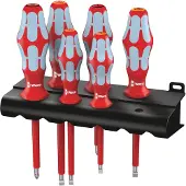 Wera 3165 i/6 Schroevendraaierset VDE 6-delig Plat, Kruiskop Pozidriv