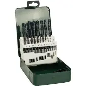 Bosch 2609255032 HSS Metaal-spiraalboorset 19-delig 1 mm, 1.5 mm, 2 mm, 2.5 mm, 3 mm, 3.5 mm, 4 mm, 4.5 mm, 5 mm, 5.5 mm, 6 mm, 6.5 mm, 7 mm, 7.5