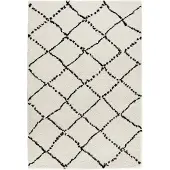 Mint Rugs | Vloerkleed Hannah velvet polypropyleen wit 120x170 cm rechthoekige vloerkleden | NADUVI