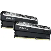 G.Skill Sniper X, 32 GB, 2 x 16 GB, DDR4, 3200 MHz, 288-pin DIMM, Zwart, Grijs, Wit