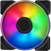 Fractal Design Prisma AL-12 PC-ventilator Zwart, Wit (b x h x d) 120 x 120 x 25 mm