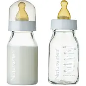 Natursutten - glazen drinkflessen - 110 ml - 2 stuks