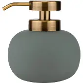Mette Ditmer Lotus zeepdispenser laag Frost green