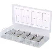 Ks Tools 970.0270 970.0270 Buiszekering assortiment 5 A, 10 A, 15 A, 20 A, 25 A, 30 A Traag -T- Inhoud 120 onderdelen