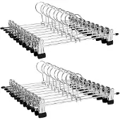 Songmics Antislip broekhangers met clips, 20