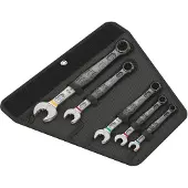 Wera 05020240001 6003 Joker 5 Imperial Set 1 Ring-steeksleutelset 5-delig Sleutelbreedte (inch) 1/2 - 9/16