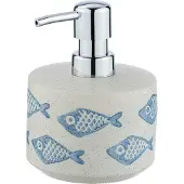 Wenko Zeepdispenser Aquamarin 10 X 13,2 Cm Keramiek Beige