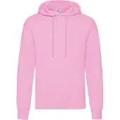 Fruit Of The Loom Heren Sweatshirt Met Capuchon / Hoodie (Licht Roze)